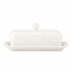 Lenox Opal Innocence Carved Butter Dish - Misc