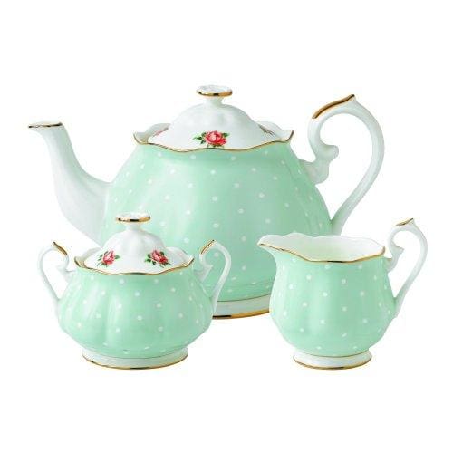 Fine China: Royal Albert Old Country Roses 3-Piece Tea Set